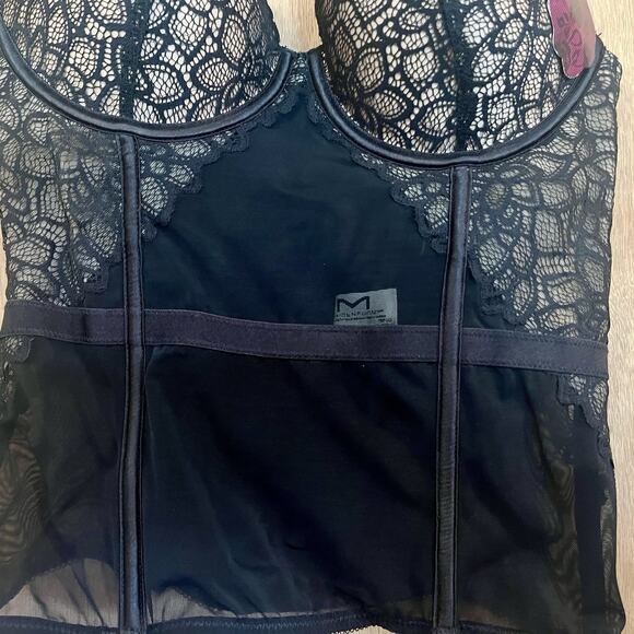 Maidenform Corset 36B DM1140 BNWT, Gorgeous Lace With Nude Lining - Picture 10 of 11